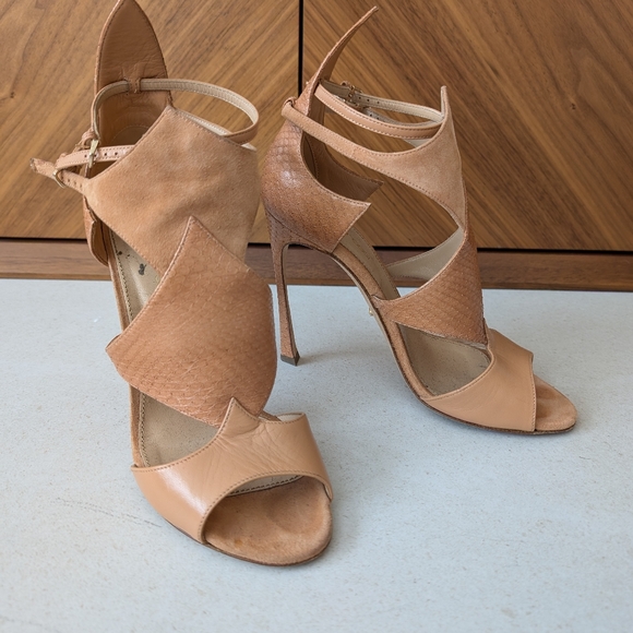 Sergio Rossi Snakeskin High Heels - Picture 3 of 4